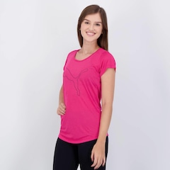 Camiseta Puma Performance Heather Cat Logo Feminina - Foto 3