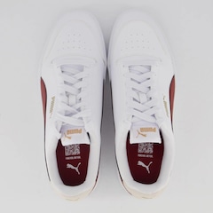 Tênis Puma Shuffle Branco e Vermelho - Foto 4