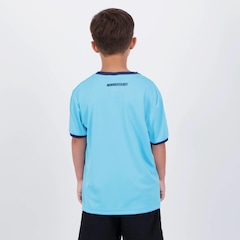 Camisa Manchester City Maine Infantil Azul - Foto 4
