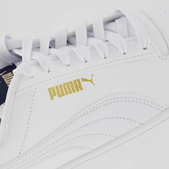 Tênis Puma Shuffle Branco e Dourado - Foto 7