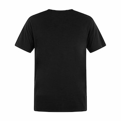 Camiseta Preta Plus Size Masculina Sunset Line Algodão Prime Wss - Foto 2