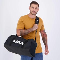 Mala adidas Duffel Linear M - 39 Litros - Foto 1