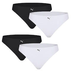 Kit 4x Calcinhas Puma Corte a Fio Adulto - Foto 1