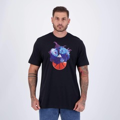 Camiseta adidas Hoops Floral - - Foto 1