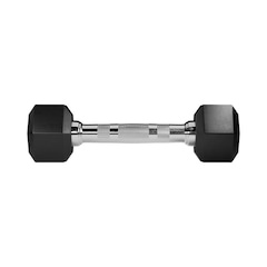 Halter Sextavado Rubber Kikos Pro 10Kg - Foto 2