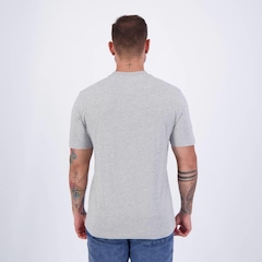 Camiseta Adidas Small Logo Linear Cinza - Foto 4