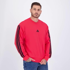 Blusão de Moletom Adidas 3S - Masculino - Foto 2