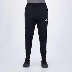 Calça Adidas French Terry 3 Stripes - Masculina - Foto 1