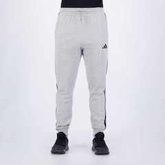 Calça Adidas French Terry 3 Stripes - Masculina - Foto 1