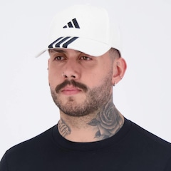 Boné Aba Curva Adidas 3 Listras - strapback - Adulto - Foto 5