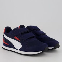 Tênis Puma St Runner V4 Mesh - Infantil - Foto 2