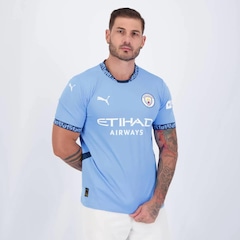 Camisa Manchester City Home 2025 Puma 16 Rodrigo Masculina - Foto 3