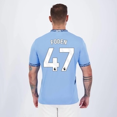 Camisa Manchester City Home 2025 Puma 47 Foden Masculina - Foto 1