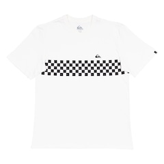 Camiseta Quiksilver Checker Masculina Snow - Foto 3