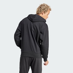 Blusão de Moletinho Capuz adidas Essentials Big Logo - Masculino - Foto 4