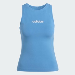 Camiseta Regata adidas Algodão Essentials Linear Slim - Feminina - Foto 2