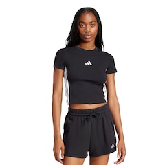 Camiseta adidas Essentials Três Listras Slim - Feminina - Foto 2