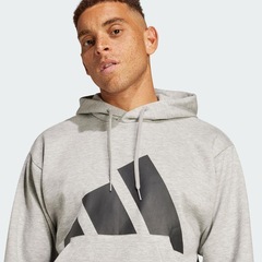 Blusão adidas Capuz Fleece Essentials Big Logo - Masculina - Foto 7
