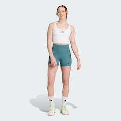 Shorts adidas Legging Optime Três Listras 1/4 - Feminina - Foto 7