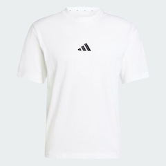Camiseta adidas Malha Simples Essentials Small Logo - Masculina - Foto 3