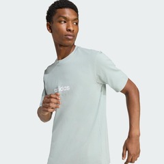 Camiseta adidas Essentials Linear Single Jersey - Masculina - Foto 6