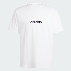 Camiseta adidas Essentials Linear Single Jersey - Masculina - Foto 2