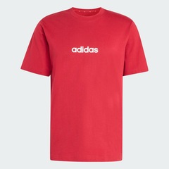 Camiseta adidas Essentials Linear Single Jersey - Masculina - Foto 2