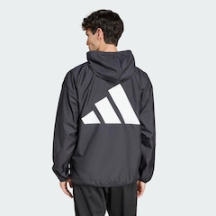 Jaqueta Corta-Vento adidas Malha Essentials Big Logo - Masculina - Foto 4