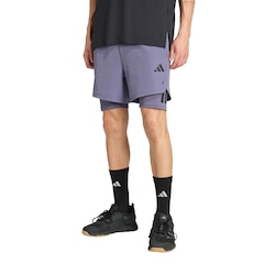 Shorts adidas 2 Em 1 Power - Masculina - Foto 1