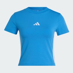 Camiseta adidas Essentials Três Listras Slim - Feminina - Foto 2