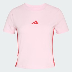 Camiseta adidas Essentials Três Listras Slim - Feminina - Foto 2