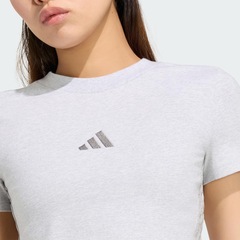 Camiseta adidas Essentials Três Listras Slim - Feminina - Foto 5