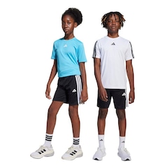 Short adidas Train Essentials Três Listras - Infantil - Foto 3