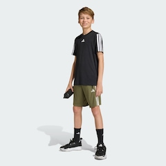Short adidas Train Essentials Três Listras - Infantil - Foto 4
