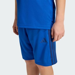 Short adidas Train Essentials Três Listras - Infantil - Foto 6