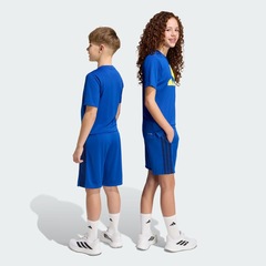 Short adidas Train Essentials Três Listras - Infantil - Foto 8