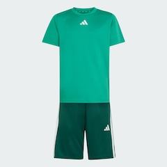 Conjunto Camiseta adidas Train Essentials Três Listras Infantil - Foto 2