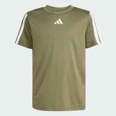 Camiseta adidas Train Essentials Três Listras Infantil - Foto 2