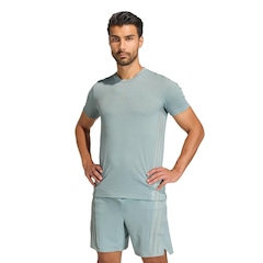 Camiseta adidas Designed 4 Training Três Listras - Masculina - Foto 1
