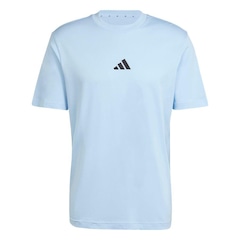 Camiseta adidas Malha Simples Essentials Small Logo - Masculina - Foto 1