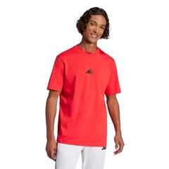 Camiseta adidas Malha Simples Essentials Small Logo - Masculina - Foto 1