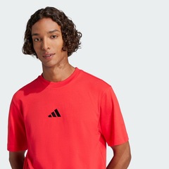 Camiseta adidas Malha Simples Essentials Small Logo - Masculina - Foto 5