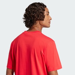 Camiseta adidas Malha Simples Essentials Small Logo - Masculina - Foto 6