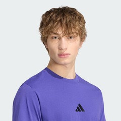 Camiseta adidas Malha Simples Essentials Small Logo - Masculina - Foto 6