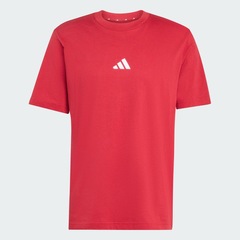 Camiseta adidas Malha Simples Essentials Small Logo - Masculina - Foto 2