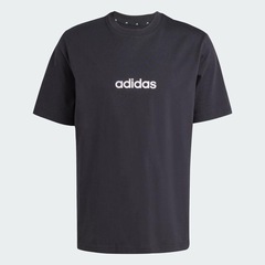 Camiseta adidas Essentials Linear Single Jersey - Masculina - Foto 3