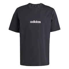 Camiseta adidas Essentials Linear Single Jersey - Masculina - Foto 1