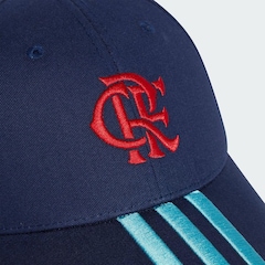 Boné Aba Curva adidas Flamengo Treino Baseball Wear Cr - Snapback - Adulto - Foto 3
