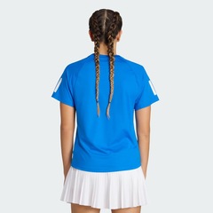 Camiseta adidas Club Três Listras Tennis Climacool - Feminina - Foto 3