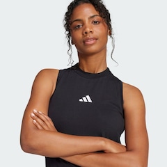 Vestido adidas Costas Nadador Longo Essentials Três Listras - Feminino - Foto 8
